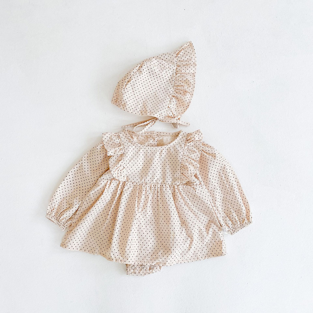 Kombinezon Romper Twins długim rękawem bawełniany - ubrania dla dziewczynek na jesień - Wianko - 27