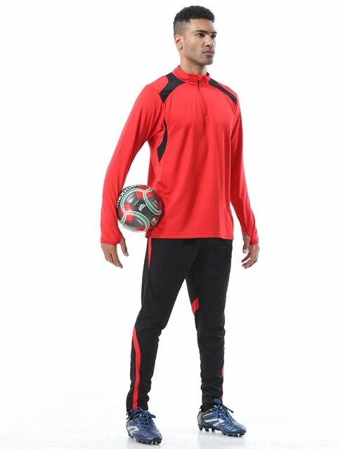 Koszulka piłkarska męska z długim rękawem 2020, szybkoschnąca, do biegania i treningu, dostosuj dres futbolowy - Wianko - 8