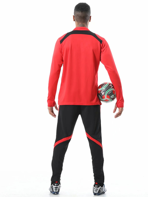 Koszulka piłkarska męska z długim rękawem 2020, szybkoschnąca, do biegania i treningu, dostosuj dres futbolowy - Wianko - 7
