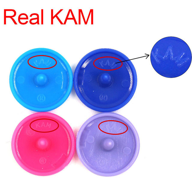 20 zestawów plastikowych zatrzasków KAM Snap Button T3/T5 - kolorowa gwiazda, serce, runda - do ubrań dziecięcych - Wianko - 2