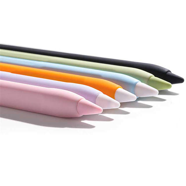 Silikonowy pokrowiec ochronny na ołówek Apple 1st/2nd Generation w cukierkowych kolorach z odpornością na kurz, antypoślizgowość i miękkość, idealny do tabletów - Wianko - 6