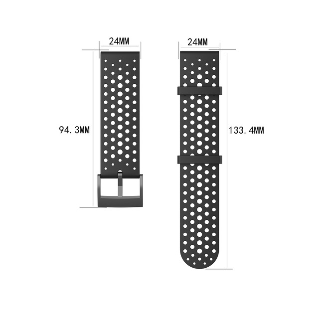 Pasek sportowy silikonowy do Suunto 7 - wymienny pasek na smartwatcha 24mm - Wianko - 1