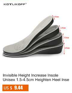 Wkładka podwyższająca buty regulowana 1/3/4/5/7/9 cm, niewidoczna Taller Support Absorbant - Wianko - 130