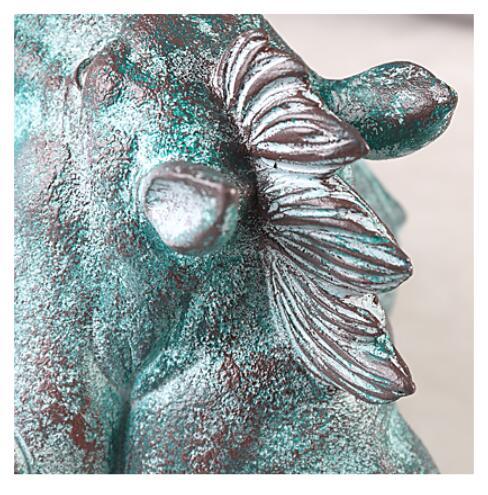 Figurka Dzikiej Świni z Dużymi Ustami – Dekoracyjny Schowek i Ozdobna Rzeźba do Pokoju - Wianko - 7