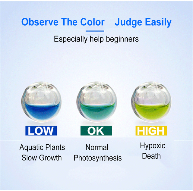 Wskaźnik CO2 do akwarium - Akwarium Drop Checker Monitor - Test pH - Akcesoria do rośliny wodne tropikalne i ryby - Wianko - 9