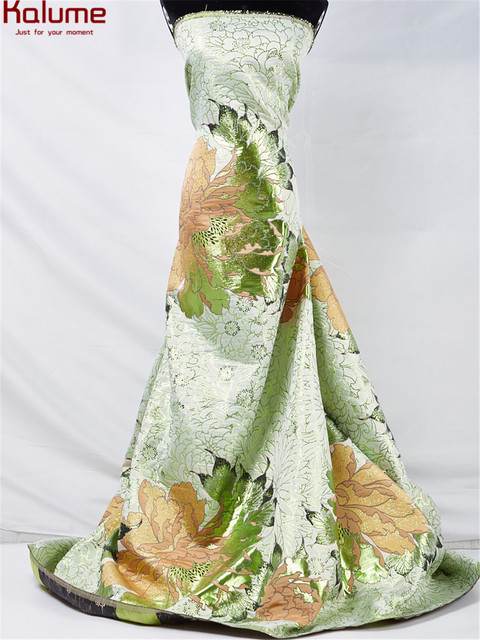 Koronka zielona z brokatem na sukienki ślubne - wysoka jakość (5m) F2485 - Wianko - 15