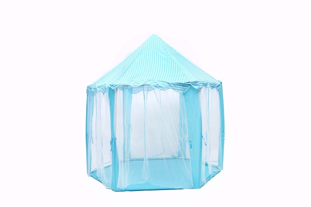 Namiot pokojowy dla dzieci w kształcie sześciokąta - różowy - Wianko - 1