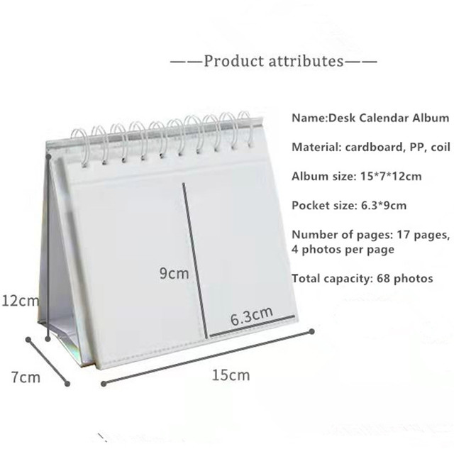 Nowy album na zdjęcia polaroid scrapbooking i fotokartki kpop z ramką instax mini - stały pulpit fotograficzny - Wianko - 6
