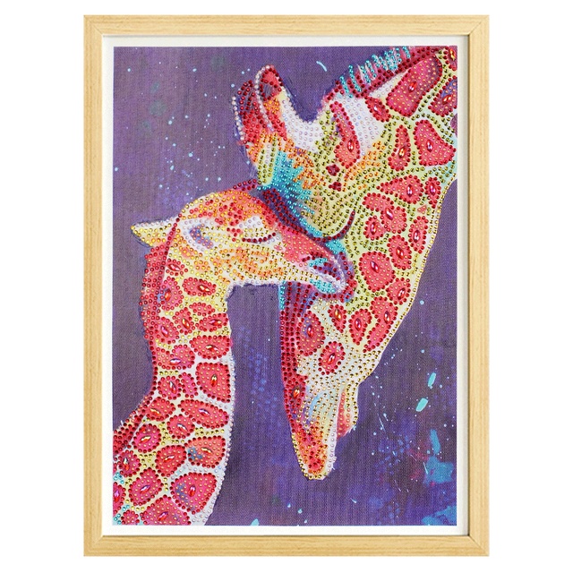 Diamentowy obraz haftowany DIY w kształcie zwierząt (sowa, paw, kot, motyl) - nowość w kryształowej dekoracji wnętrz - Wianko - 37