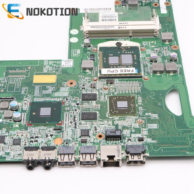 Płyta główna dla Hp Compaq G72 G62 laptop 17 HM55 DDR3 z grafiką, 615848-001 605902-001 608340-001, darmowy procesor - Wianko - 3