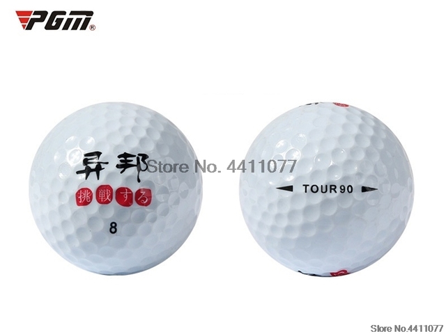 Piłka golfowa PGM 10 sztuk dwuczęściowa/dwie warstwy długodystansowa D1135 - Wianko - 2