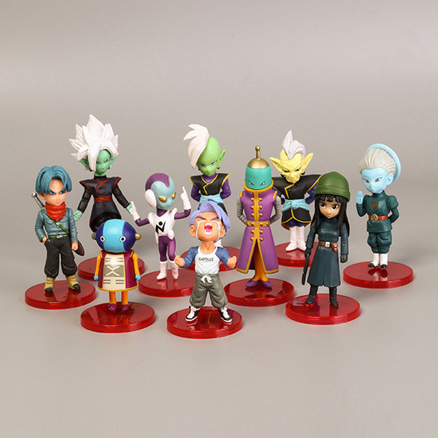 Figurka Son Goku, Vegeta, Broly Buu Dragon Ball Super - zestaw figurki figurki Anime Ultra Instynkt Model - prezenty zabawki - Wianko - 10