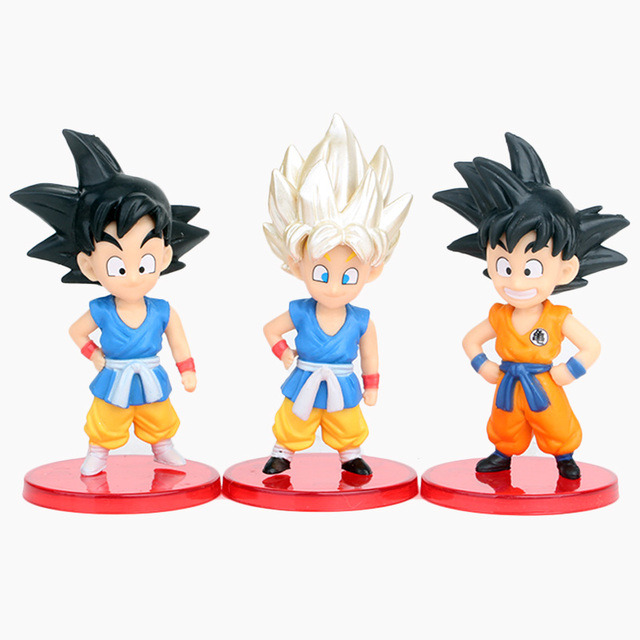 Figurka Son Goku, Vegeta, Broly Buu Dragon Ball Super - zestaw figurki figurki Anime Ultra Instynkt Model - prezenty zabawki - Wianko - 20