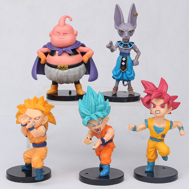 Figurka Son Goku, Vegeta, Broly Buu Dragon Ball Super - zestaw figurki figurki Anime Ultra Instynkt Model - prezenty zabawki - Wianko - 13