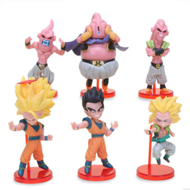 Figurka Son Goku, Vegeta, Broly Buu Dragon Ball Super - zestaw figurki figurki Anime Ultra Instynkt Model - prezenty zabawki - Wianko - 25
