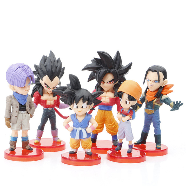 Figurka Son Goku, Vegeta, Broly Buu Dragon Ball Super - zestaw figurki figurki Anime Ultra Instynkt Model - prezenty zabawki - Wianko - 24