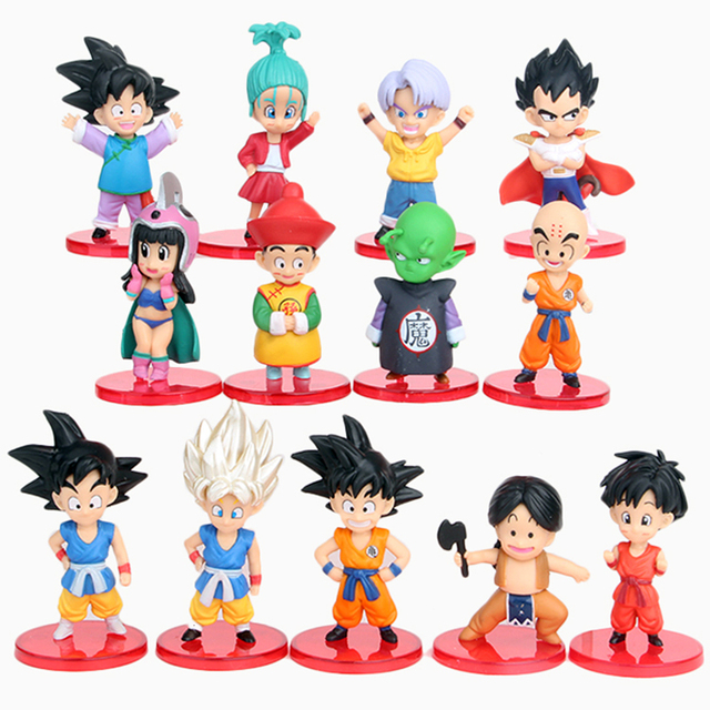 Figurka Son Goku, Vegeta, Broly Buu Dragon Ball Super - zestaw figurki figurki Anime Ultra Instynkt Model - prezenty zabawki - Wianko - 18