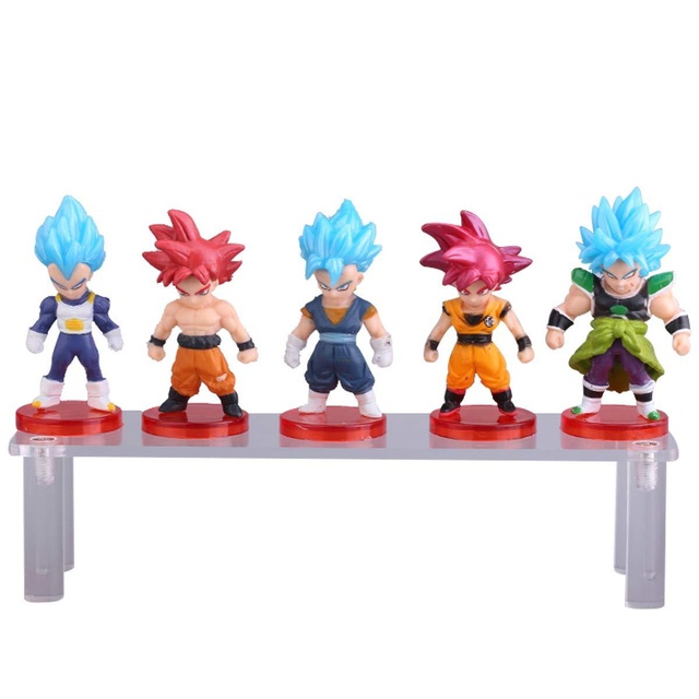 Figurka Son Goku, Vegeta, Broly Buu Dragon Ball Super - zestaw figurki figurki Anime Ultra Instynkt Model - prezenty zabawki - Wianko - 6