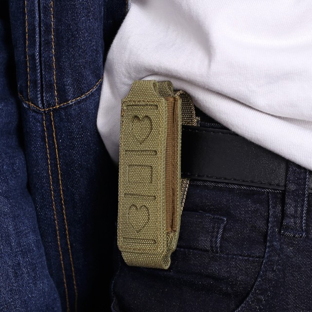 Etui na magazynek i pistolet Tactical Molle 1000D - Glock 19, 21, Beretta 92 - uniwersalne futerał do przenoszenia z podwójnym miejscem na latarkę - Wianko - 9