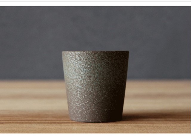 Zestaw do herbaty Kung Fu - Gruby piec zmieniony w filiżankę z imitacji drewna, ceramiczny kubek opalany w stylu japońskiej glazury - Wianko - 15