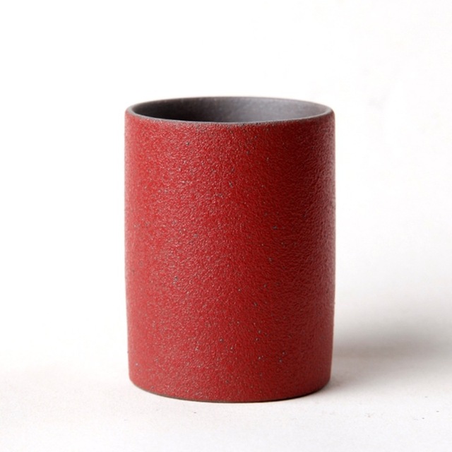 Zestaw do herbaty Kung Fu - Gruby piec zmieniony w filiżankę z imitacji drewna, ceramiczny kubek opalany w stylu japońskiej glazury - Wianko - 13