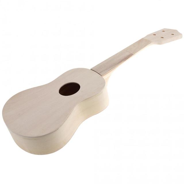 21-calowe Ukulele DIY Kit ryby hawajskie dla początkujących - dla dzieci, amatorów - ręczne malowanie i montaż - zabawka artystyczna - Wianko - 6