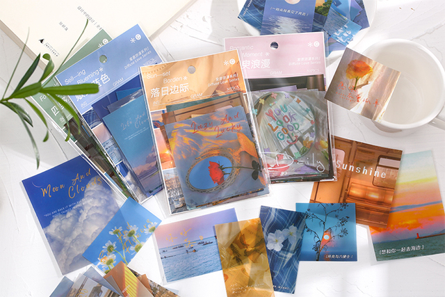 Naklejki Mr.Paper z kolekcji Ins Wind Love, 4 wzory, do dekoracji albumu pamiętnika ze zdjęciami - Wianko - 15