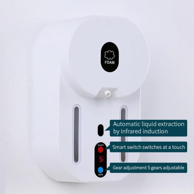 Nowoczesny dozownik mydła z indukcyjnym spienianiem i ładowaniem USB - Wianko - 10