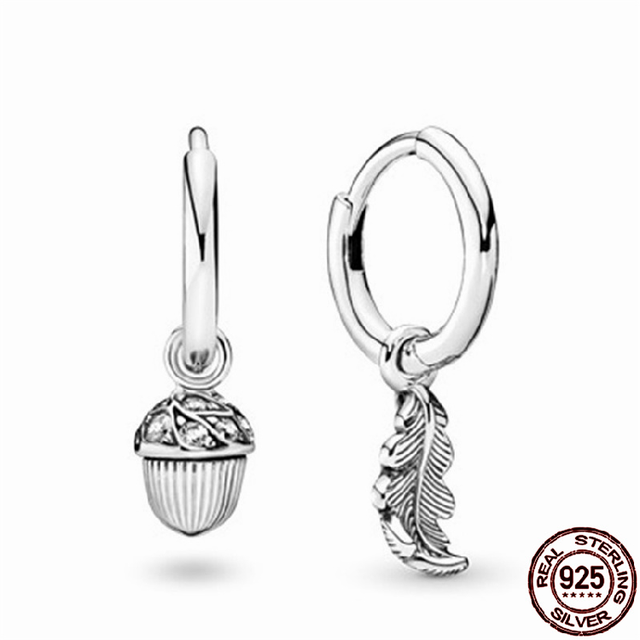 Kolczyki z cyrkonem w kształcie półksiężyca, wykonane ze 100% prawdziwego srebra próby 925 – idealny prezent urodzinowy dla dziewczyn - Wianko - 9