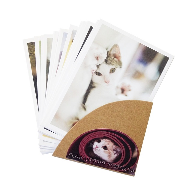 28 sztuk/partia Pocztówek Vintage z uroczymi kotami - piękna seria kartek z życzeniami na Nowy Rok - Wianko - 2