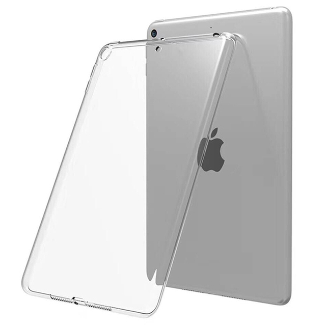 Obudowa na tablet iPad TPU Case 10.2 2019 Mini 2 3 4 5 przezroczysta, silikonowa, odporna na wstrząsy, dla modeli iPad 2021 2018 Pro 12.9 Air 1 2 - Wianko - 3