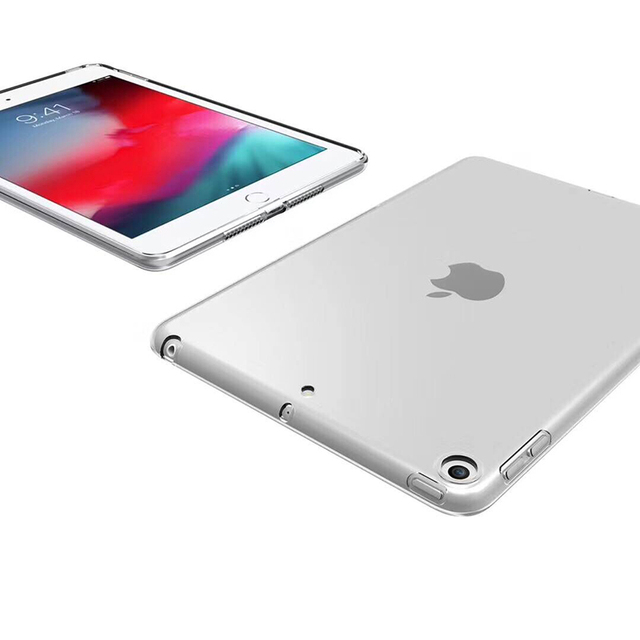 Obudowa na tablet iPad TPU Case 10.2 2019 Mini 2 3 4 5 przezroczysta, silikonowa, odporna na wstrząsy, dla modeli iPad 2021 2018 Pro 12.9 Air 1 2 - Wianko - 5