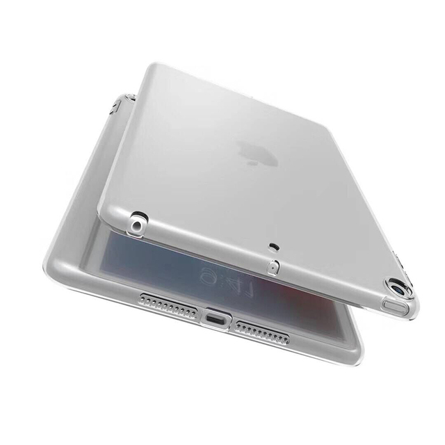 Obudowa na tablet iPad TPU Case 10.2 2019 Mini 2 3 4 5 przezroczysta, silikonowa, odporna na wstrząsy, dla modeli iPad 2021 2018 Pro 12.9 Air 1 2 - Wianko - 6