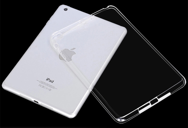 Obudowa na tablet iPad TPU Case 10.2 2019 Mini 2 3 4 5 przezroczysta, silikonowa, odporna na wstrząsy, dla modeli iPad 2021 2018 Pro 12.9 Air 1 2 - Wianko - 7