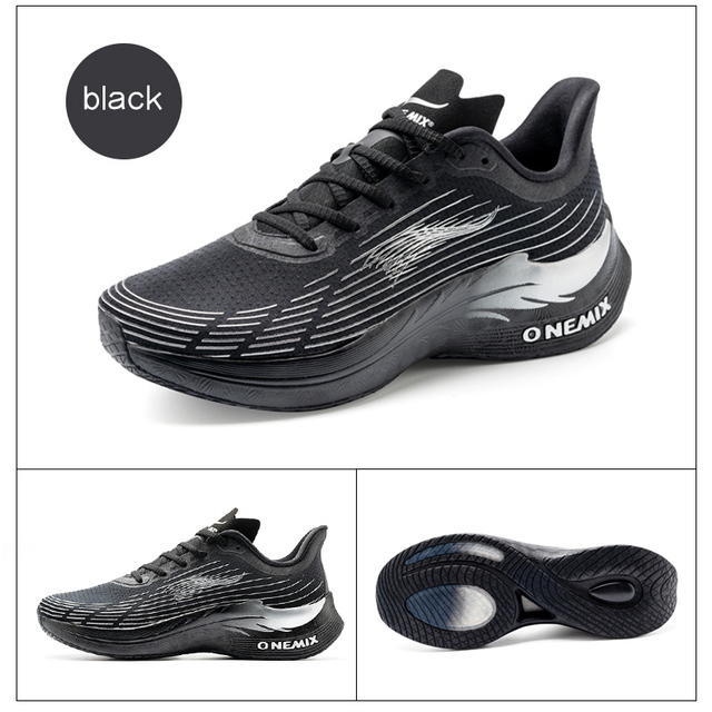 Buty do biegania Onemix mężczyźni 2021 - nowa płyta węglowa, profesjonalne maratonki z poduszkami Shox i oddychającym materiałem - Wianko - 24