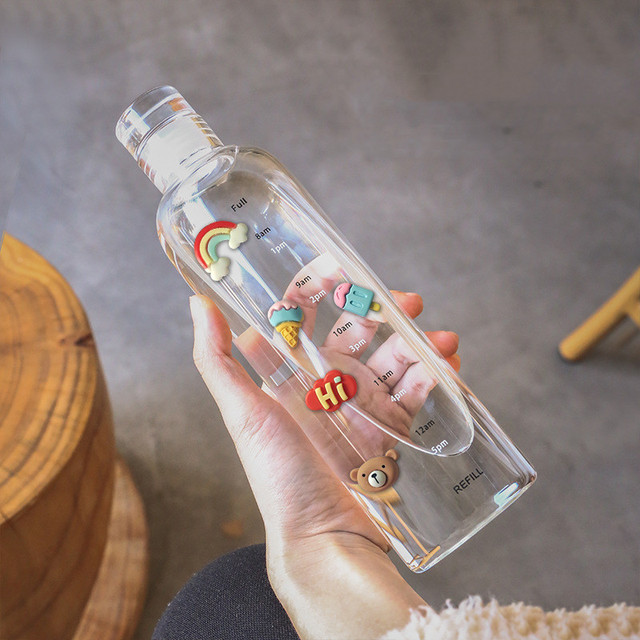 Mark Skala - butelka szklana na wodę z rękawem na kubek, pojemność 500/750 ml - Wianko - 13