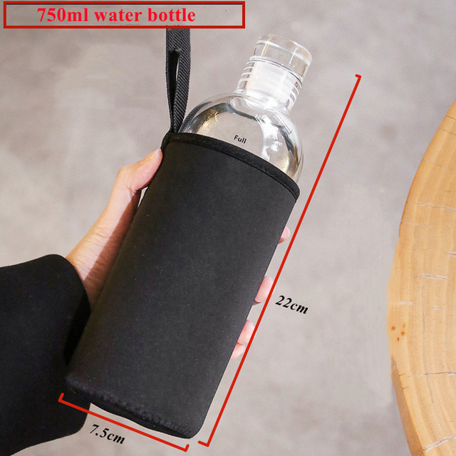 Mark Skala - butelka szklana na wodę z rękawem na kubek, pojemność 500/750 ml - Wianko - 2