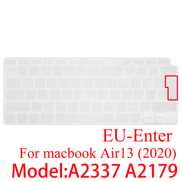 Pokrywa klawiatury silikonowa dla Macbook Air13 A2337 kolor hiszpański ue - Wianko - 11