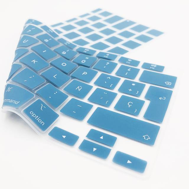 Pokrywa klawiatury silikonowa dla Macbook Air13 A2337 kolor hiszpański ue - Wianko - 29
