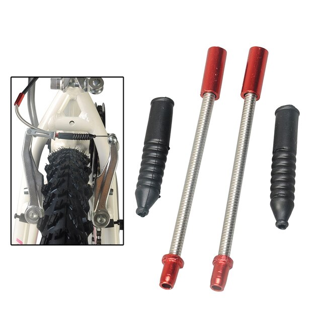 Kabel hamulcowy motocyklowy zginany, komplet z kluskami hamulcowymi i 2 sztukami kaloszy do roweru - Wianko - 3