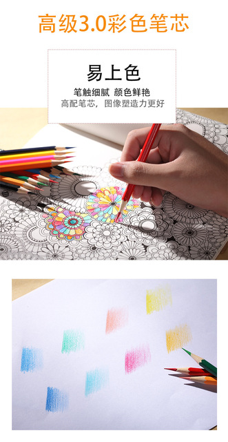 Profesjonalny ołówek Lapis De Cor olejowy 72 kolorów do szkicowania i malowania artystycznego - Wianko - 7