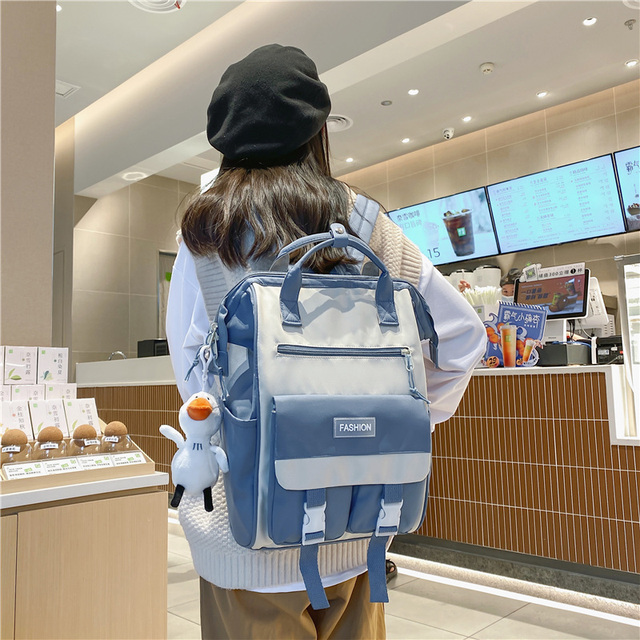 Plecak Lady wodoodporny Laptop kobieta - modny plecak w stylu kawaii dla podróżującej studentki - Wianko - 12
