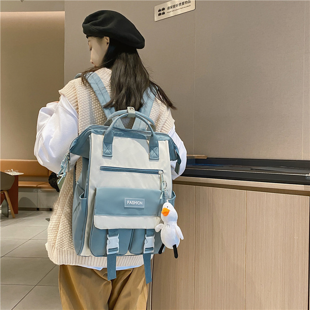 Plecak Lady wodoodporny Laptop kobieta - modny plecak w stylu kawaii dla podróżującej studentki - Wianko - 9