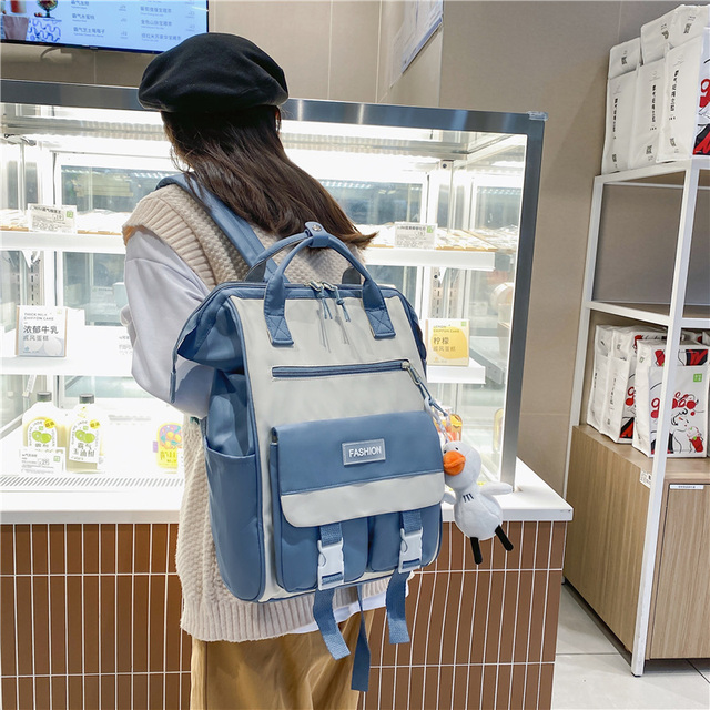 Plecak Lady wodoodporny Laptop kobieta - modny plecak w stylu kawaii dla podróżującej studentki - Wianko - 11