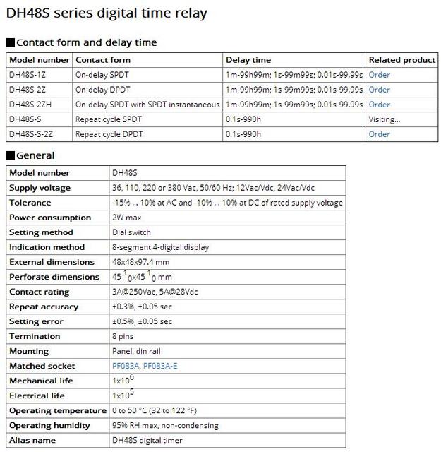 Przekaźnik czasowy elektryczny DH48S-1Z z wyświetlaczem cyfrowym 0.01S-99H99M, 8 PIN, z podstawą - Wianko - 1