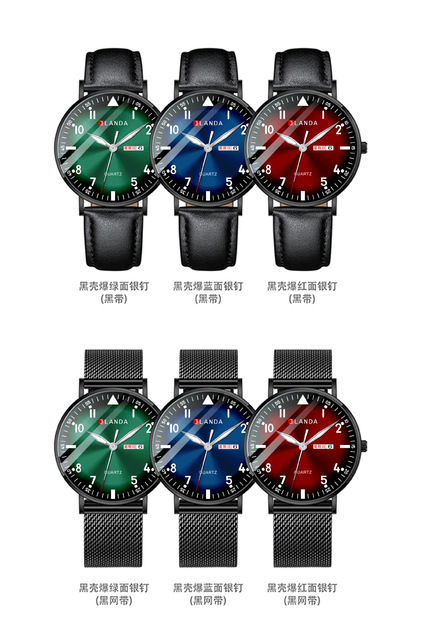 Luksusowy zegarek damski 2021 Jinfengda Luminous Ultra cienki pasek z siatki Chaozhou sportowy kwarcowy - Wianko - 13