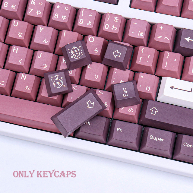 PBT Keycap 130 klawiszy Cherry Profile DYE-SUB, spersonalizowane Keycaps GMK Bingsu do mechanicznej klawiatury 61 64 84 108 - Wianko - 4