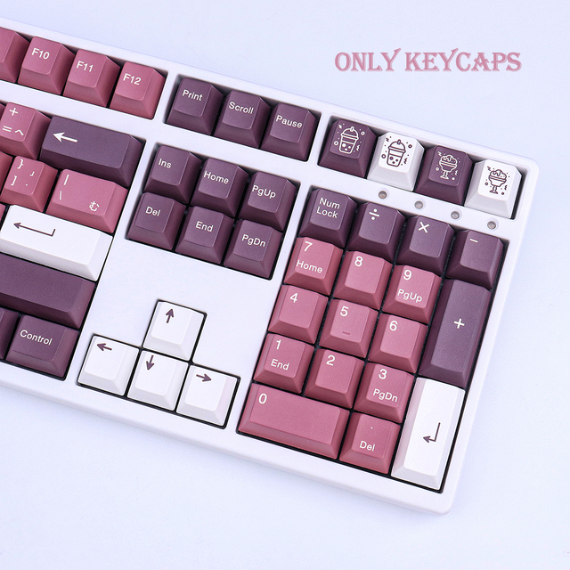 PBT Keycap 130 klawiszy Cherry Profile DYE-SUB, spersonalizowane Keycaps GMK Bingsu do mechanicznej klawiatury 61 64 84 108 - Wianko - 3