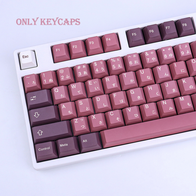 PBT Keycap 130 klawiszy Cherry Profile DYE-SUB, spersonalizowane Keycaps GMK Bingsu do mechanicznej klawiatury 61 64 84 108 - Wianko - 2