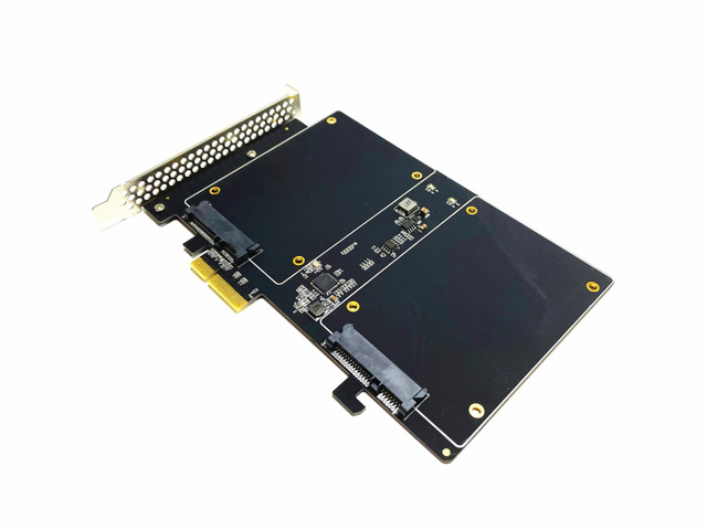 Adapter rozszerzający karty Dual SATA III na PCI-E X4 do karty Raid Mac Pro 3.1-5.1 z systemem operacyjnym OSX10.8-10.16 - Wianko - 4